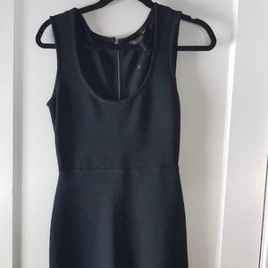 BCBGMAXAZRIA CASPAR black bodycon dress